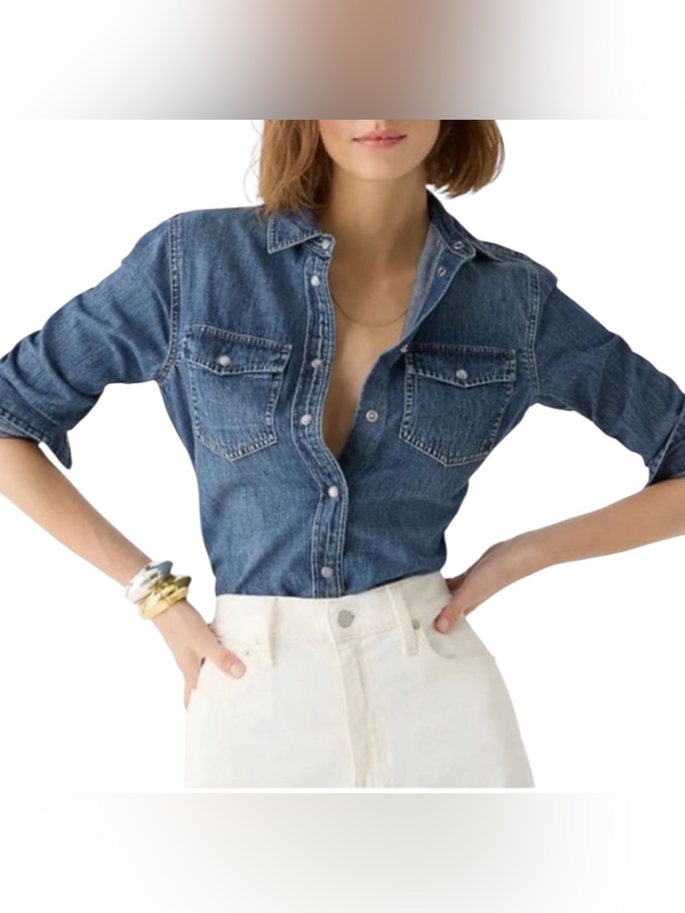 J.Crew Western Chambray Shirt
